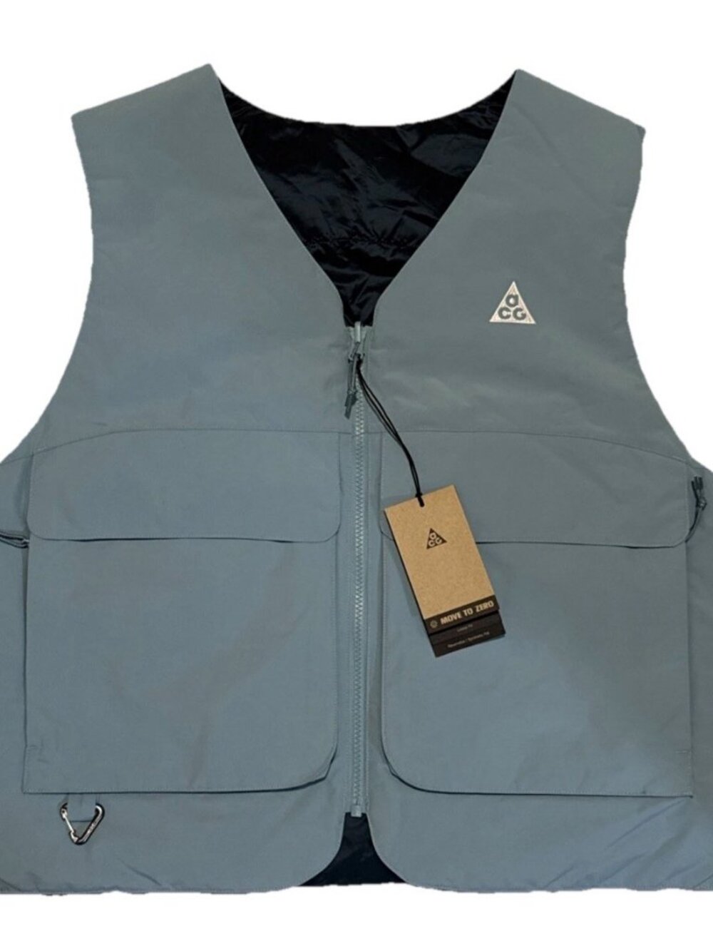 New Nike ACG PrimaLoft Reversible Vest Skull Peak Men’s Size Large FV8694-464